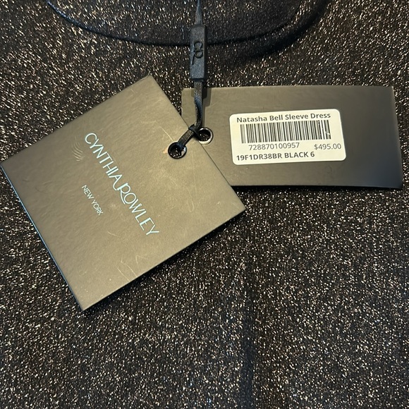 Cynthia Rowley Natasha Bell Sleeve Dress. New with tags, women size 6 US - Picture 4 of 5